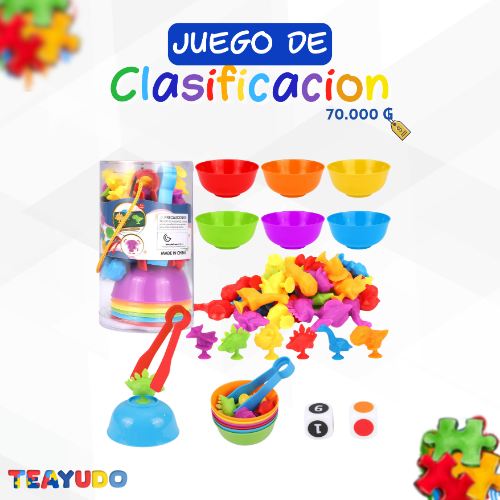 JUEGO DE CLASIFICACION 36 PCS