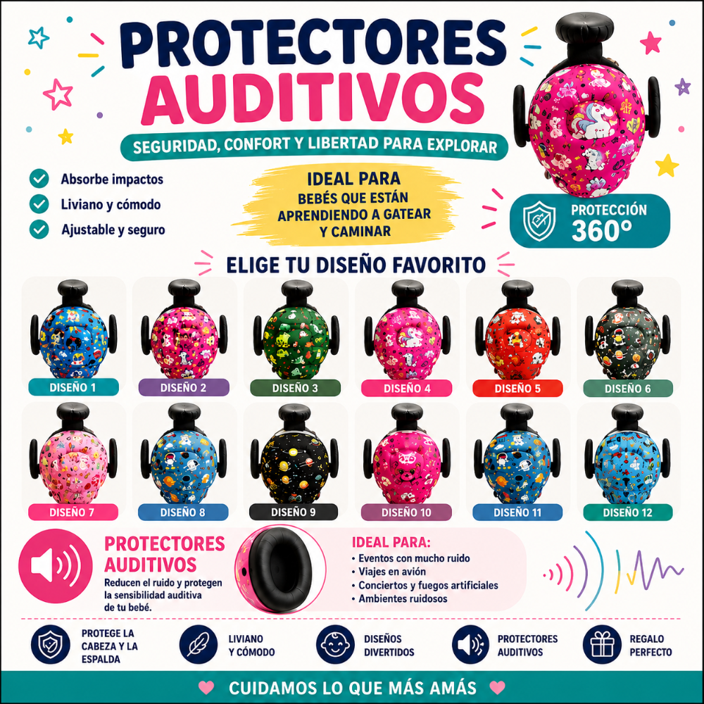 PROTECTOR AUDITIVO CON DISEÑOS