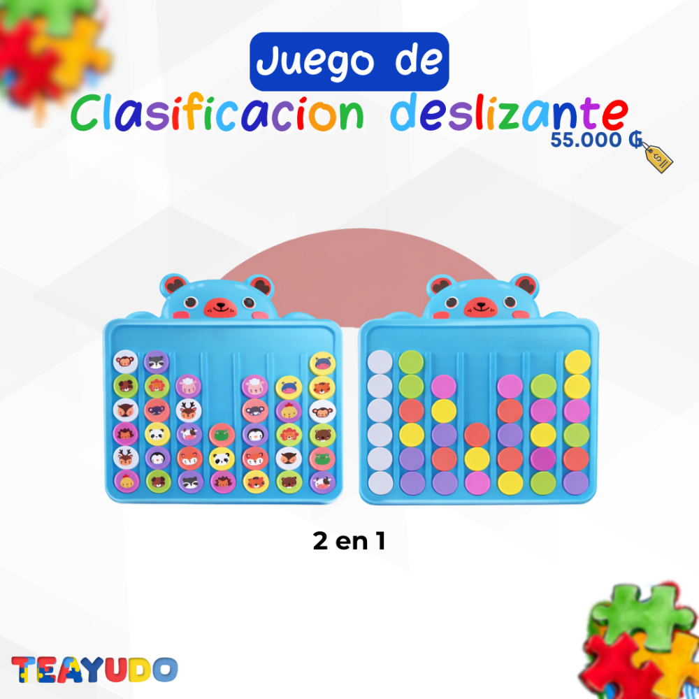 JUEGO DE CLASIFICACION DESLIZANTE