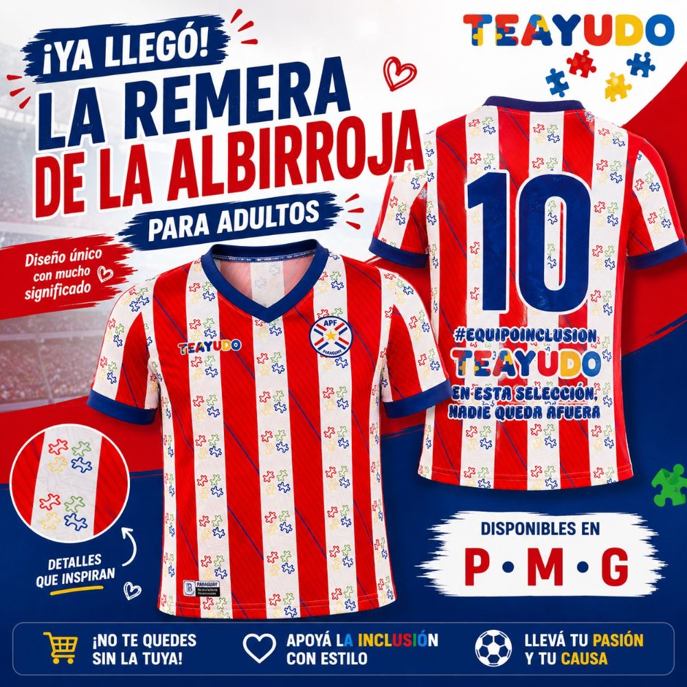 CAMISETA PARAGUAY ADULTO