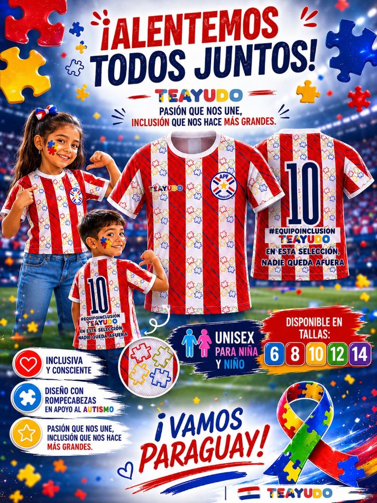 CAMISETA PARAGUAY INFANTIL