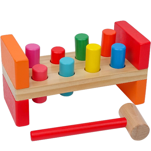 BANCO DE MARTILLO MONTESSORI MADERA