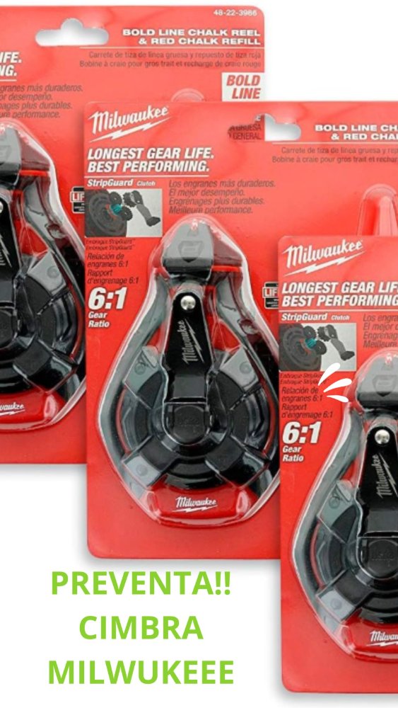 CARRETE DE TIZA DE LINEA GRUESA MILWAUKEE