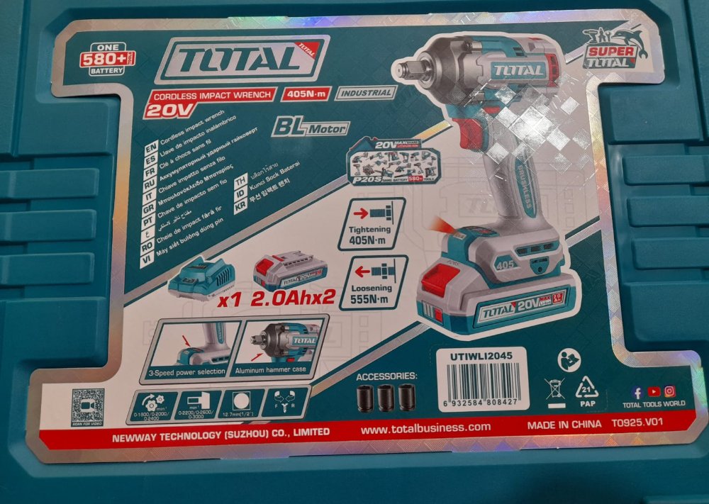 LLAVE DE IMPACTO 20V