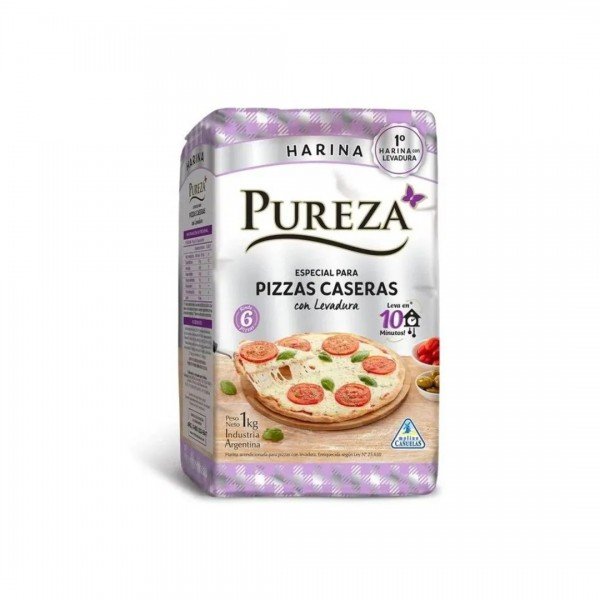 Harina pureza para pizza, 1kilo