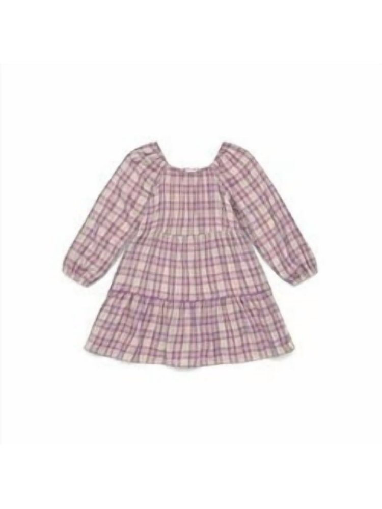Vestido M/L Rosa Cuadros 4T