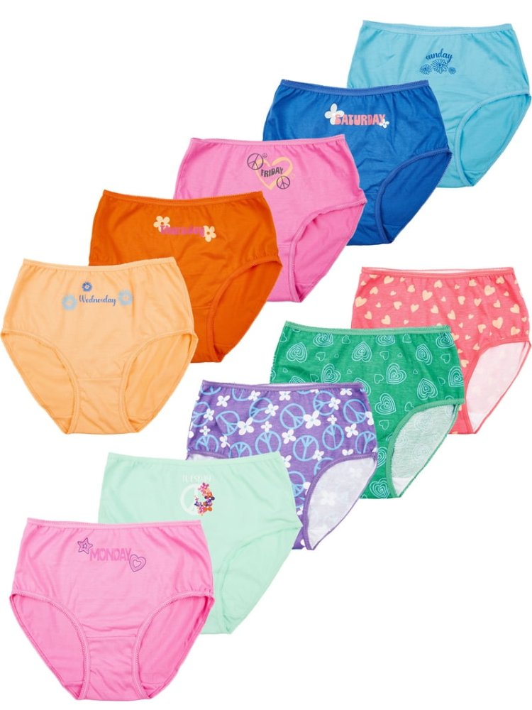 Paq de 6 Pantaletas 2-3T