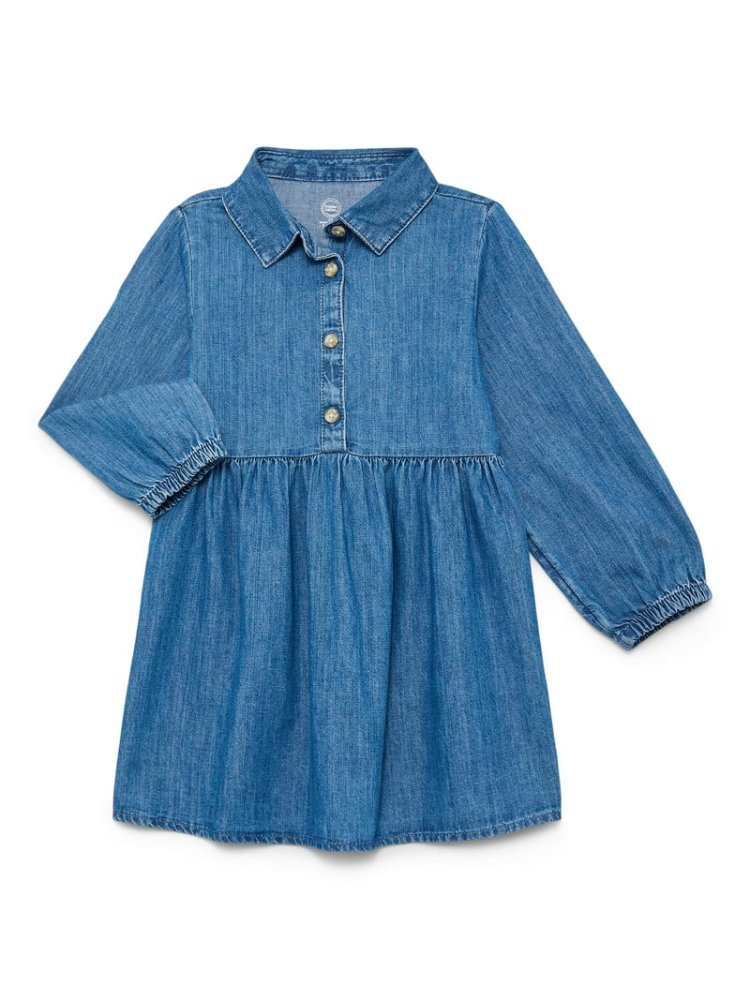 Vestido Camisero Chambray 4T