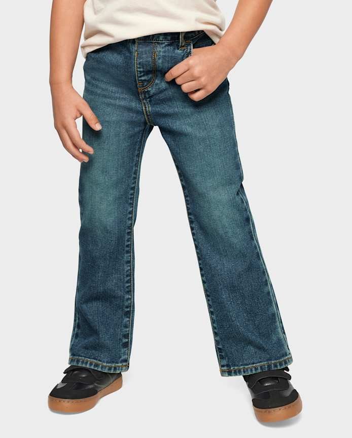 Jeans Azul Oscuro Prelavado Bota Recta 8T