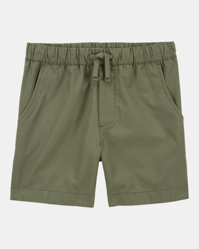 Short verde oliva de niño 8T