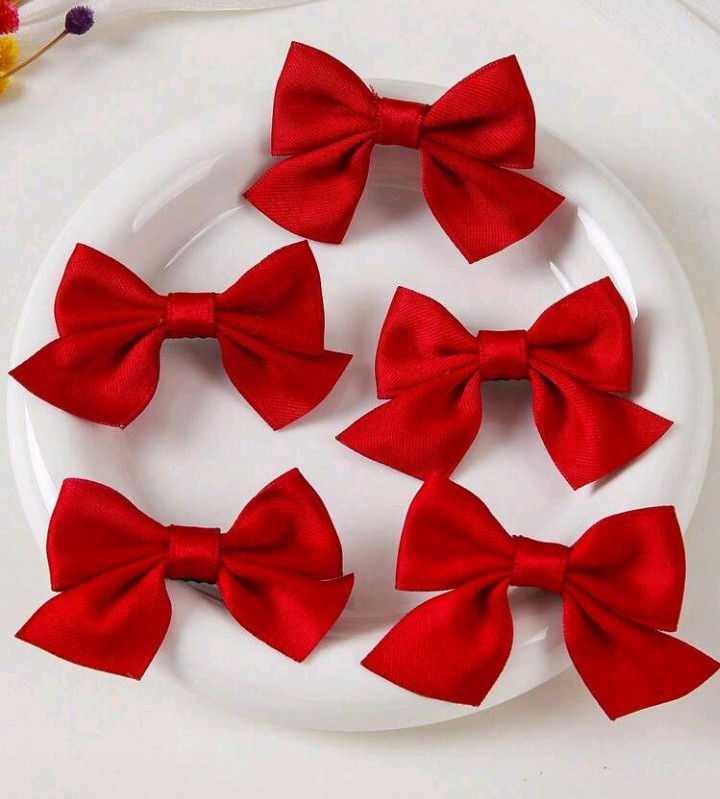 Par de Lazos rojos sencillos