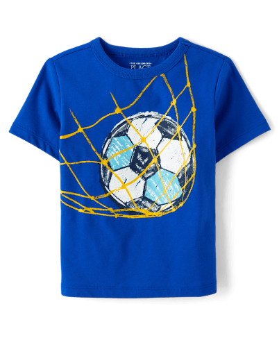 Franela Azul Rey Figura pelota de futbol 5T
