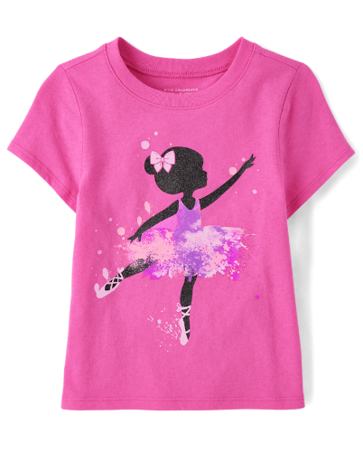 Franela fucsia figura bailarina 5T