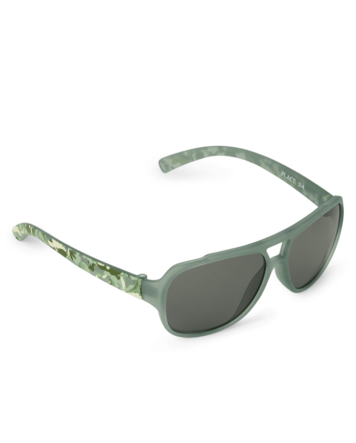 Lentes de sol con estampado de camuflaje 2-4T