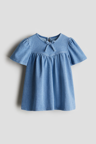 Vestido de Jeans mangas voladitas 4T