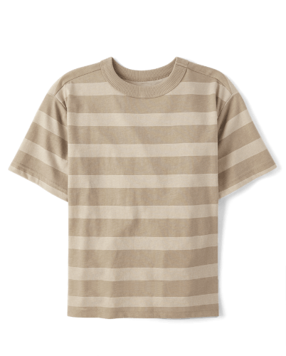 Franela rayas beige 7/8T