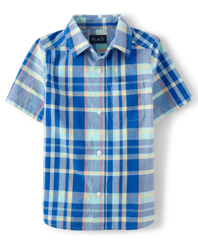 Camisa de cuadros azules 4T