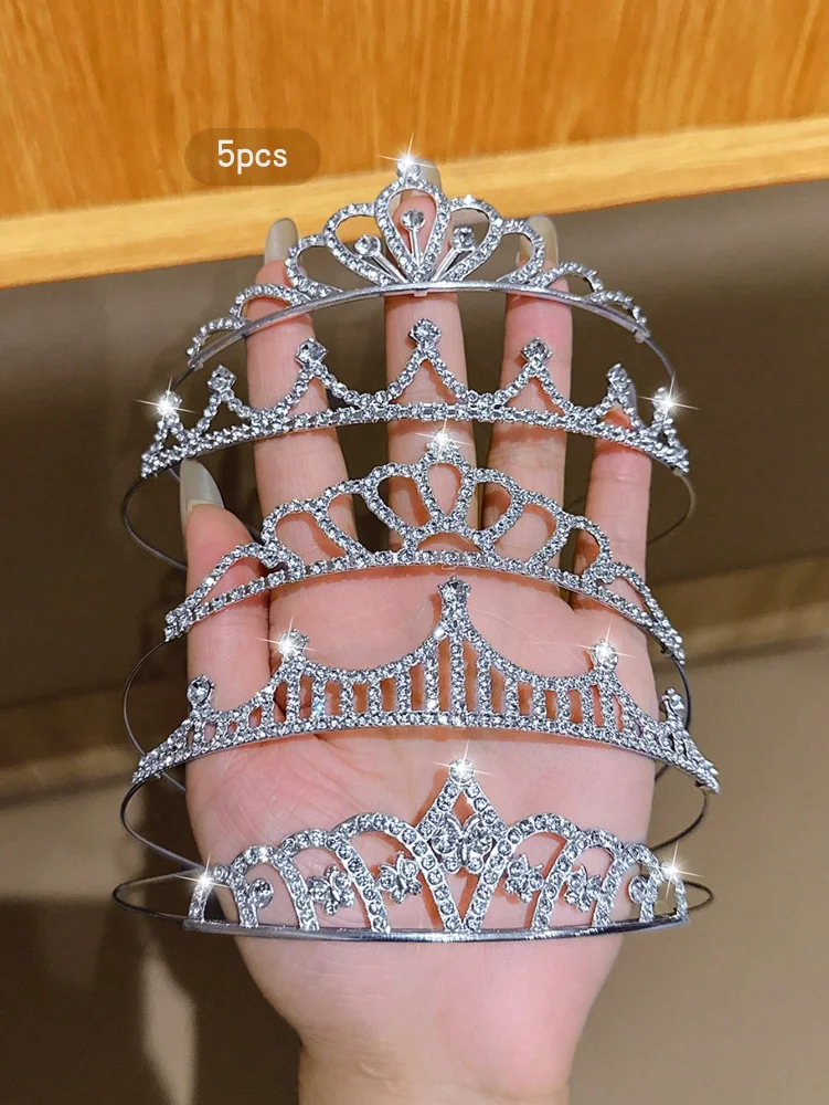 Corona estilo Princesas Plateada