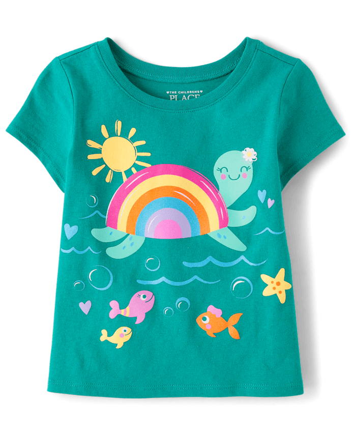 Franela Verde Figura Tortugas Marinas 18-24 M
