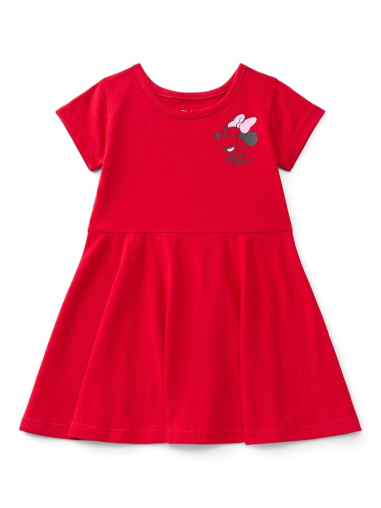 Vestido Rojo logo Minnie Mouse 4T