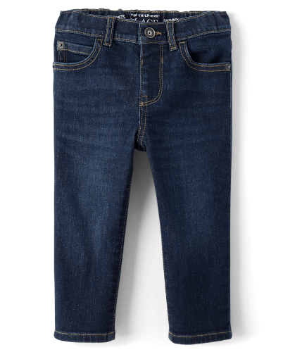 Jeans Skinny de niño azul oscuro 5T