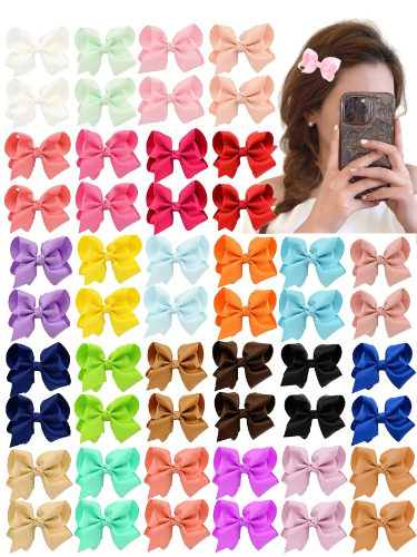 Par de lazos doble colores varios