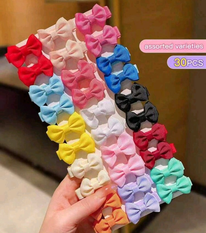 Set 5 Pares de lacitos de bebe colores varios