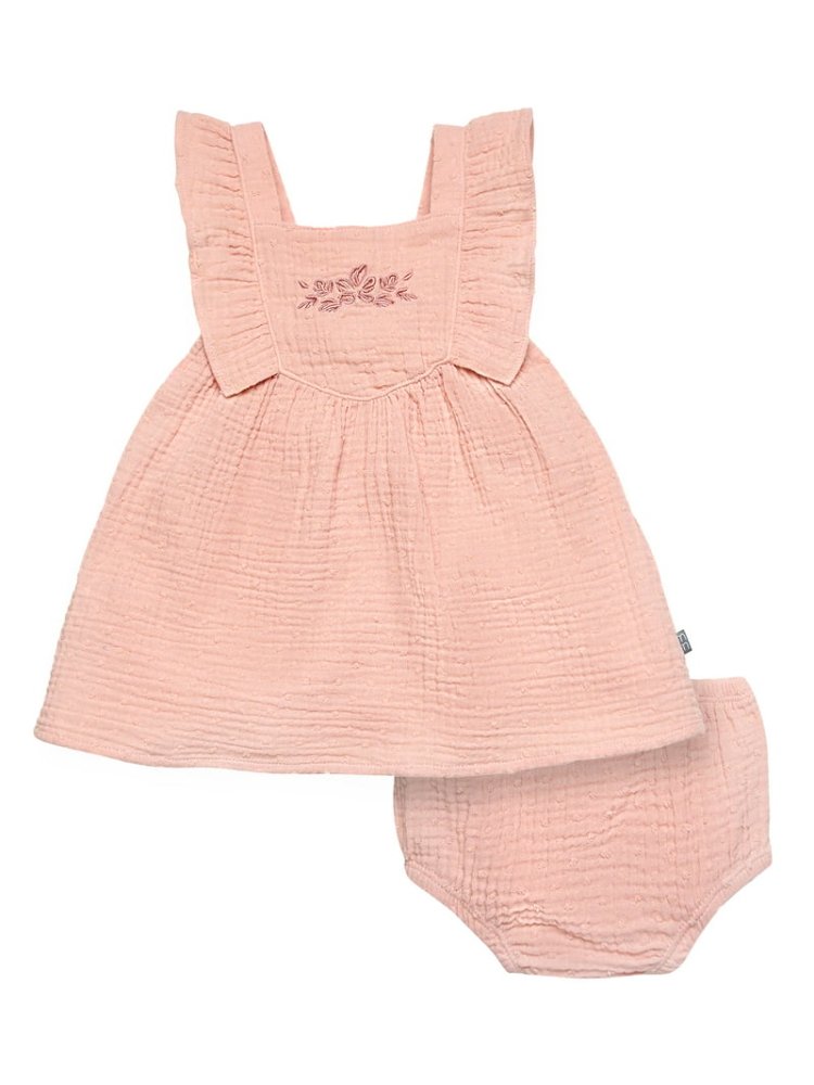 Set Bartolita con Vuelitos y Pantys Rosa 12 Meses