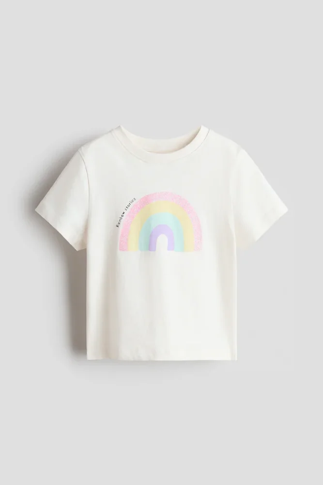 Franela Cremita figura Arcoiris 6/7T