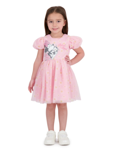 Vestido Rosa Minnie Mouse 2T