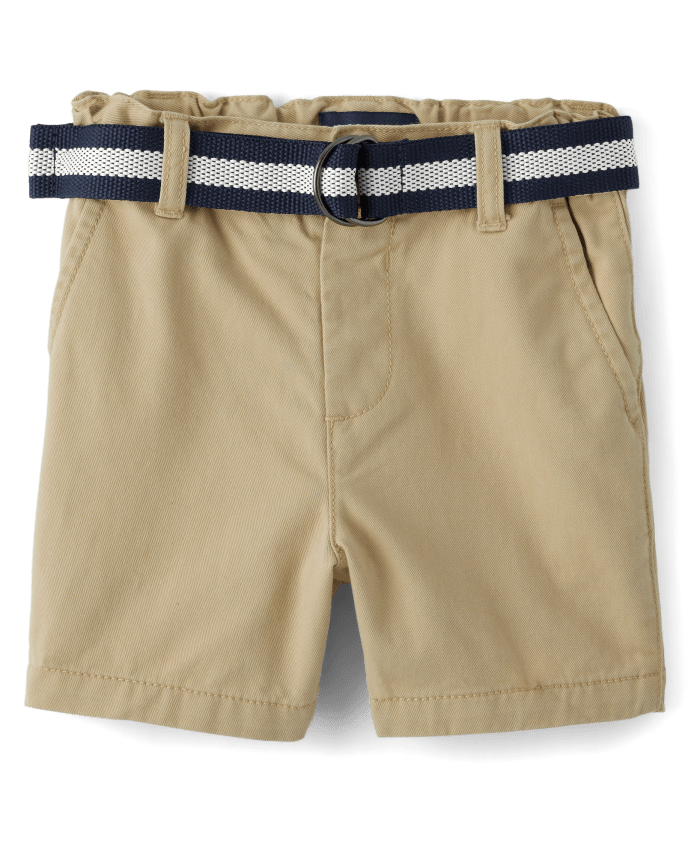 Short Khaki con cinturon 3T