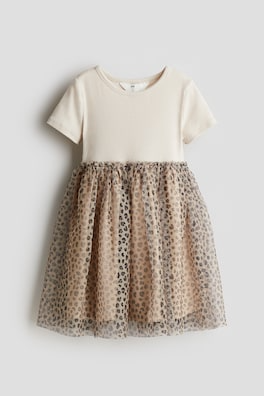 Vestido M/C Tulle Animal Print 2T