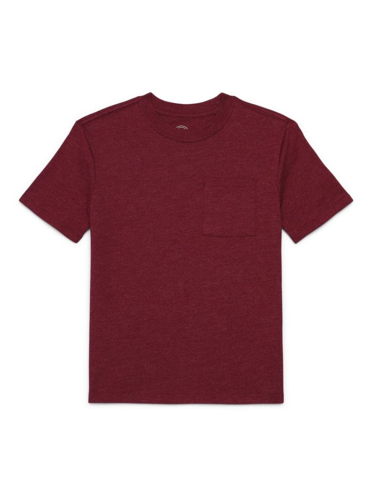 Camiseta Vinotinto con bolsillo 6-7T
