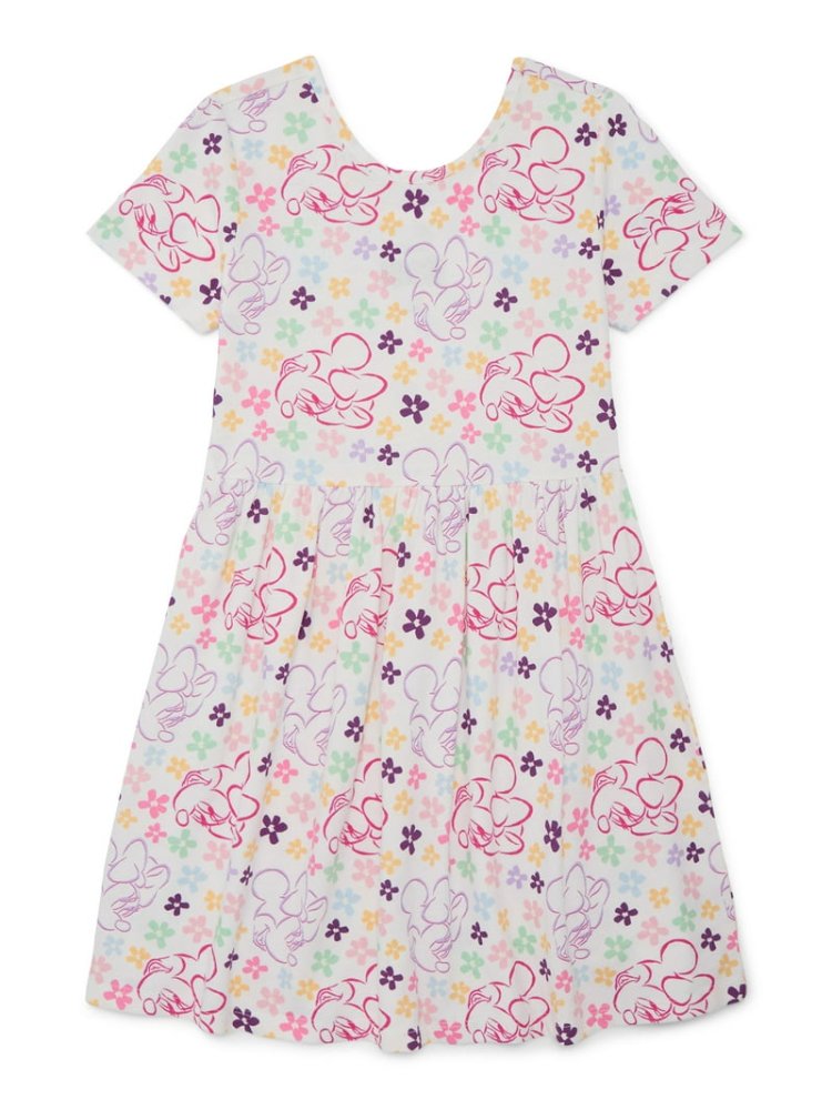 Vestido Estampado de Minnie Mouse 6T