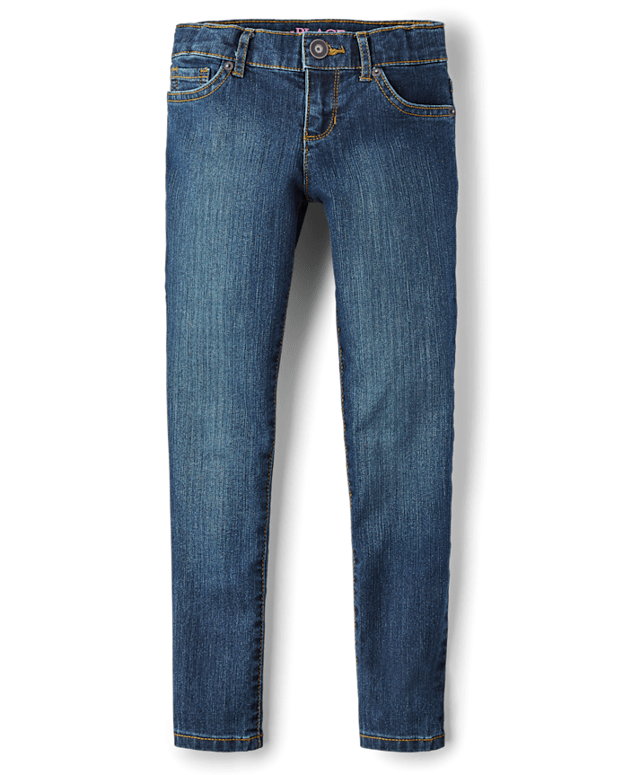 Jeans Azul Oscuro Prelavado Skinny 8T