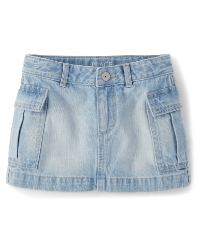Falda Jeans Cargo 8T
