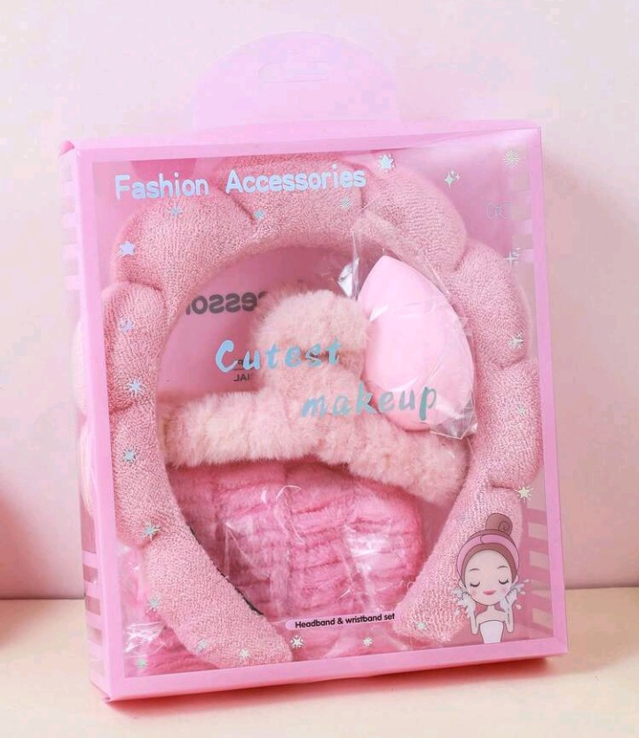 Set 5 Piezas Spa Rosa para Niñas