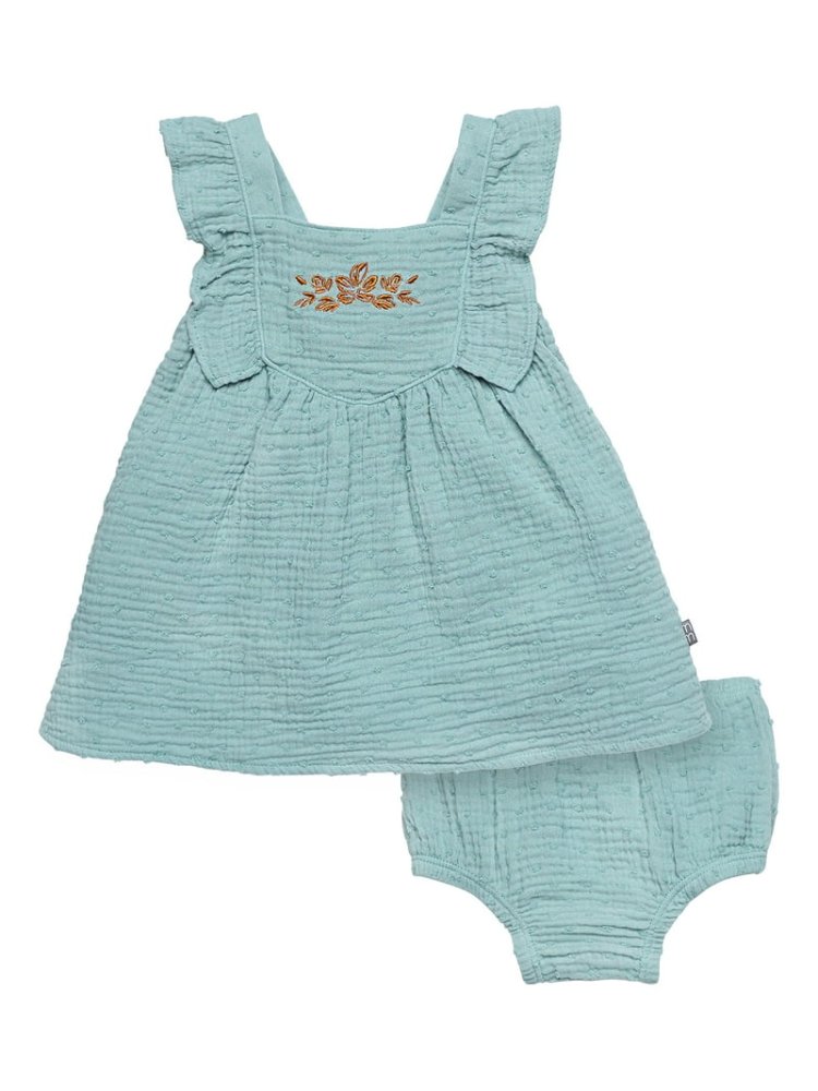 Set Bartolita con Vuelitos y Pantys Verde 18 Meses