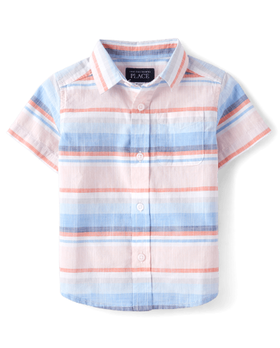 Camisa de rayas de colores 2T