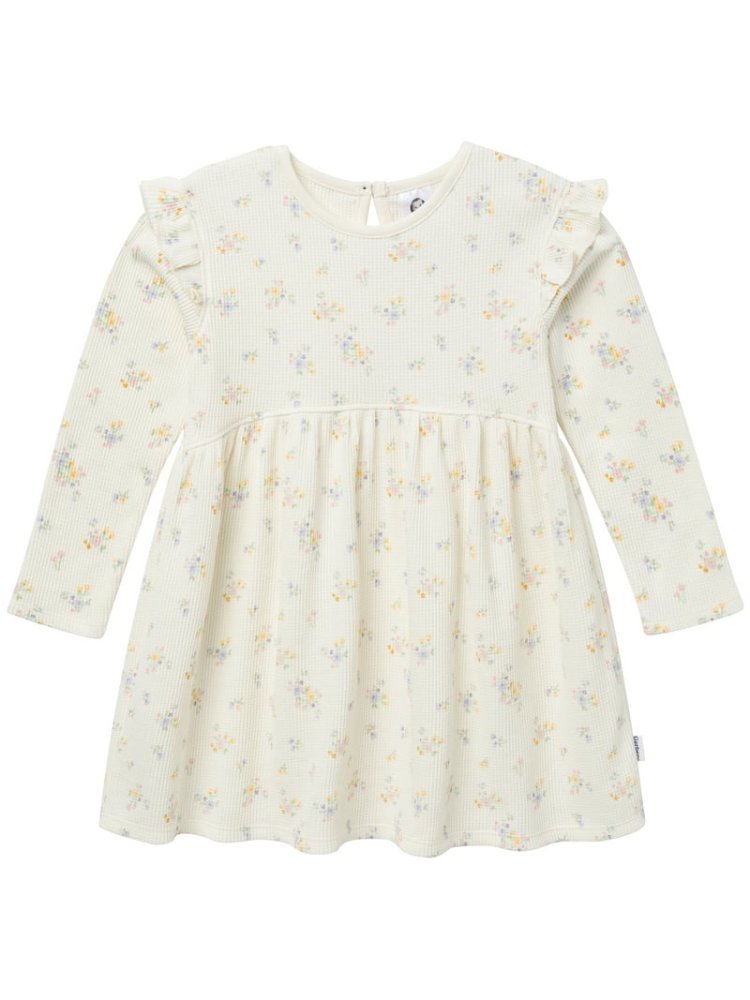 Vestido M/L Crema Solecitos 12 Meses