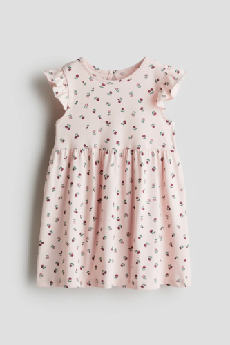 Vestido niña rosa con florecitas 2T H&M