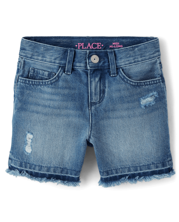 Short de Jeans de Niña 6/7T