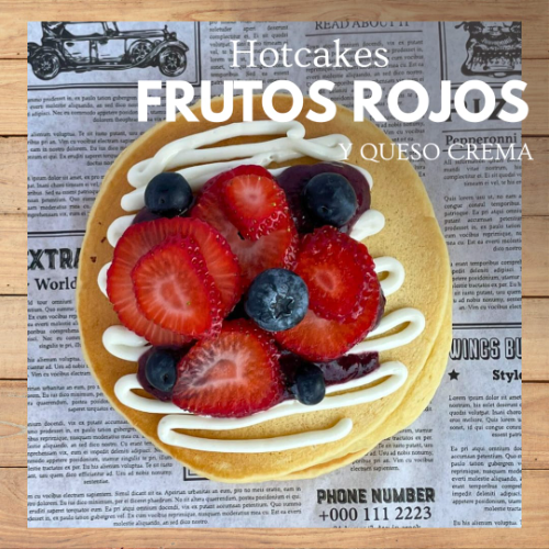 HOTCAKES FRUTOS ROJOS