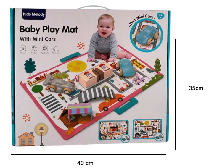 BABY PLAY MAT WITH MINI CARS