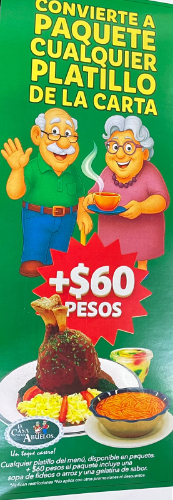 INSERTO PARA MENÚ