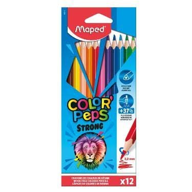 27 Lapices de colores Maped Strong x12u