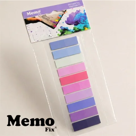 27 Banderitas adhesivas Memo Fix x10