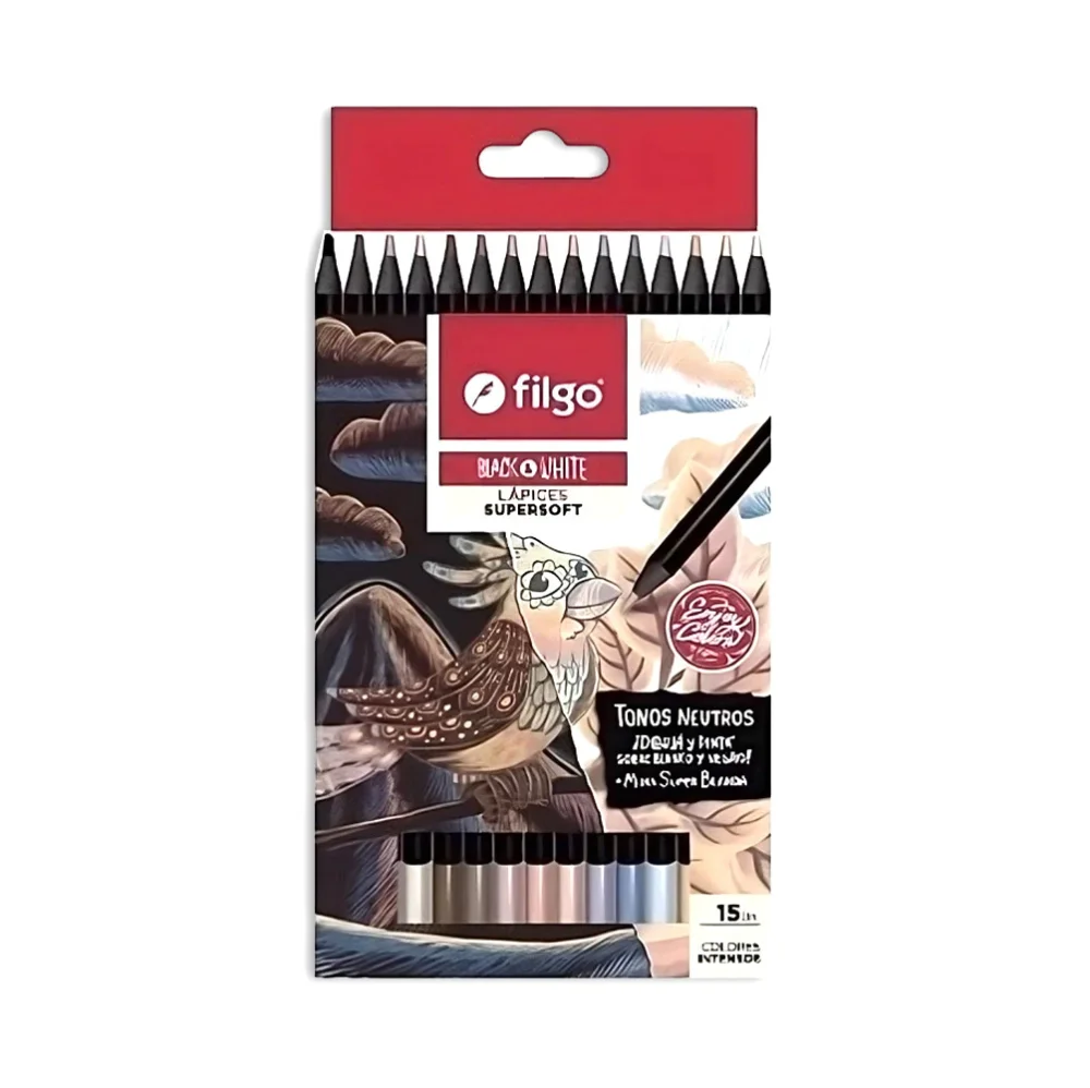 Lapices de colores Filgo Black&White Neutros