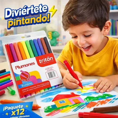 Plumones Colors Water Pens