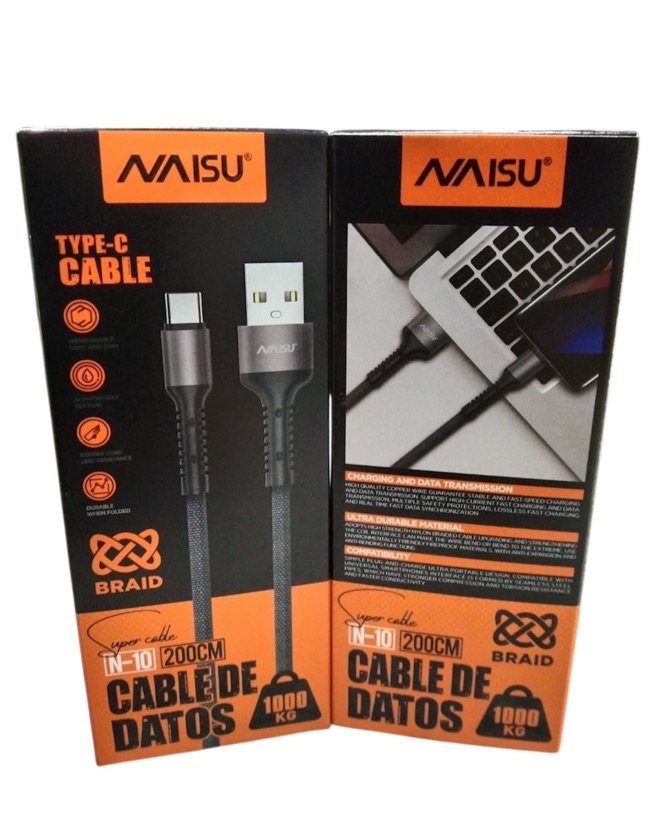 Cable USB V8 -  Naiso*